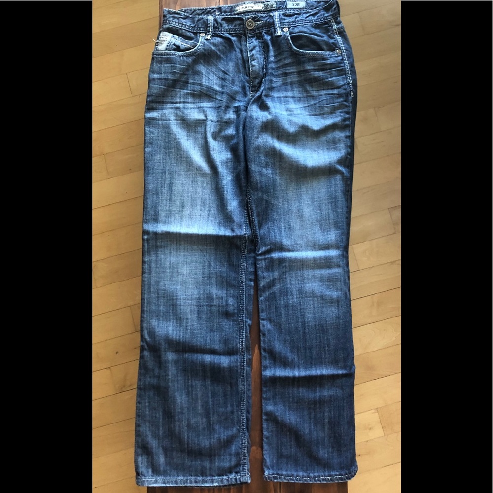 BKE Men’s Tyler Straight leg jeans w/ flap pkt 32R